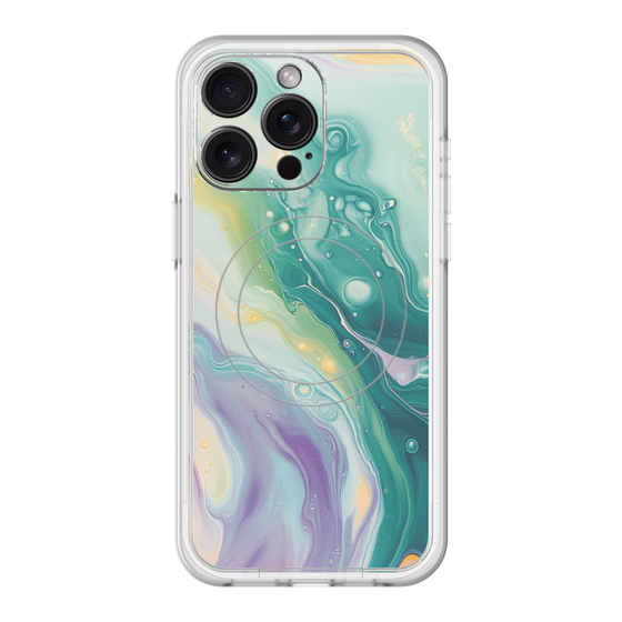 Slim Protection Premium Case with MagSafe［ Color Rain - Original - Dusky Forest ］