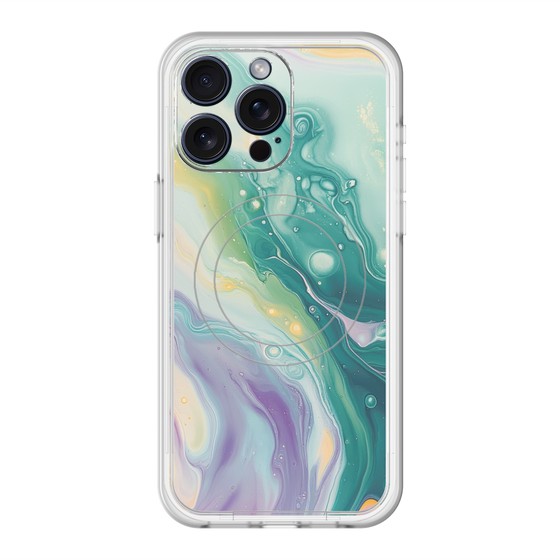 Slim Protection Premium Case with MagSafe［ Color Rain - Original - Dusky Forest ］
