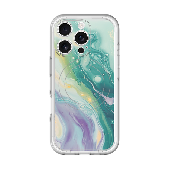 Slim Protection Premium Case with MagSafe［ Color Rain - Original - Dusky Forest ］