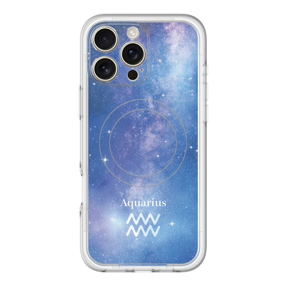 Slim Protection Premium Case with MagSafe［ STARRY SIGNS - Original - Aquarius ］