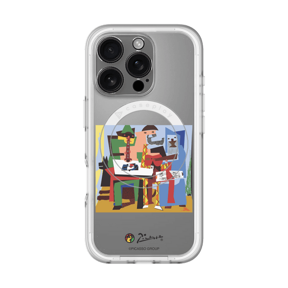 Slim Protection Premium Case with MagSafe［ PICASSO - Three Musicians ］