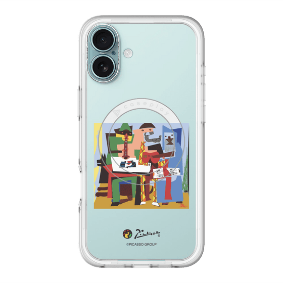 Slim Protection Premium Case with MagSafe［ PICASSO - Three Musicians ］