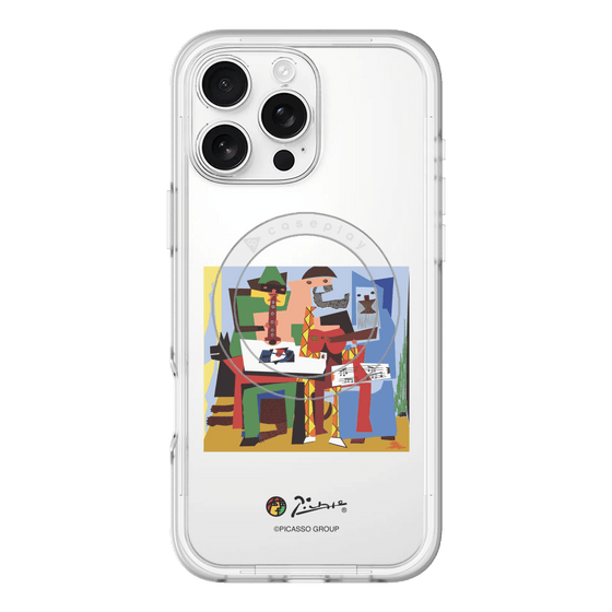 Slim Protection Premium Case with MagSafe［ PICASSO - Three Musicians ］
