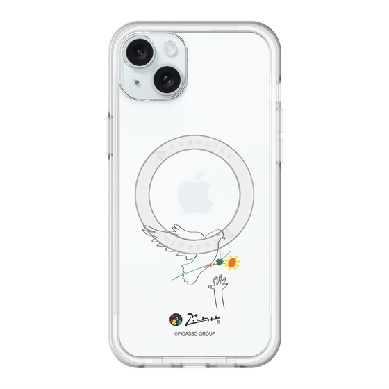 Slim Protection Premium Case with MagSafe［ PICASSO - Dove of Peace ］