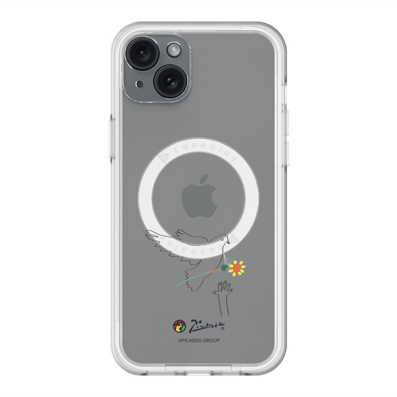 Slim Protection Premium Case with MagSafe［ PICASSO - Dove of Peace ］