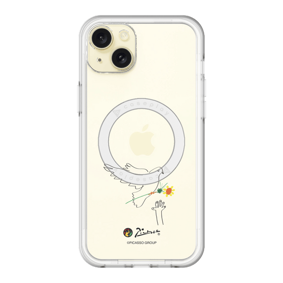 Slim Protection Premium Case with MagSafe［ PICASSO - Dove of Peace ］