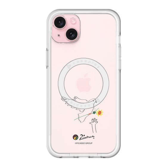 Slim Protection Premium Case with MagSafe［ PICASSO - Dove of Peace ］