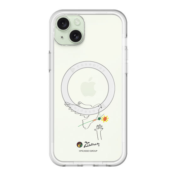 Slim Protection Premium Case with MagSafe［ PICASSO - Dove of Peace ］