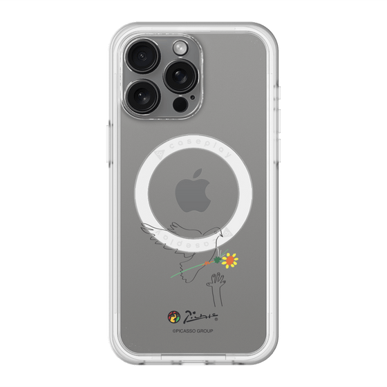 Slim Protection Premium Case with MagSafe［ PICASSO - Dove of Peace ］