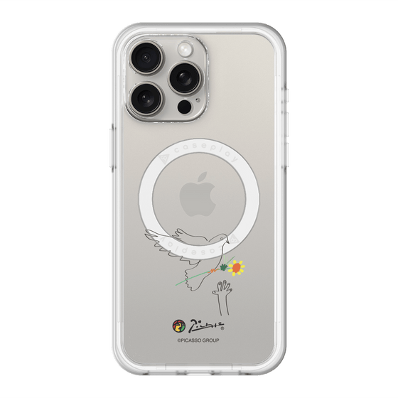 Slim Protection Premium Case with MagSafe［ PICASSO - Dove of Peace ］