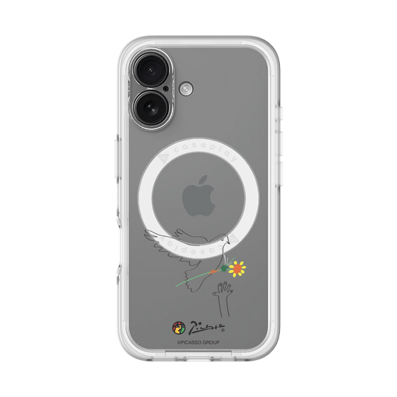 Slim Protection Premium Case with MagSafe［ PICASSO - Dove of Peace ］