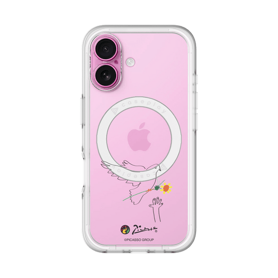 Slim Protection Premium Case with MagSafe［ PICASSO - Dove of Peace ］