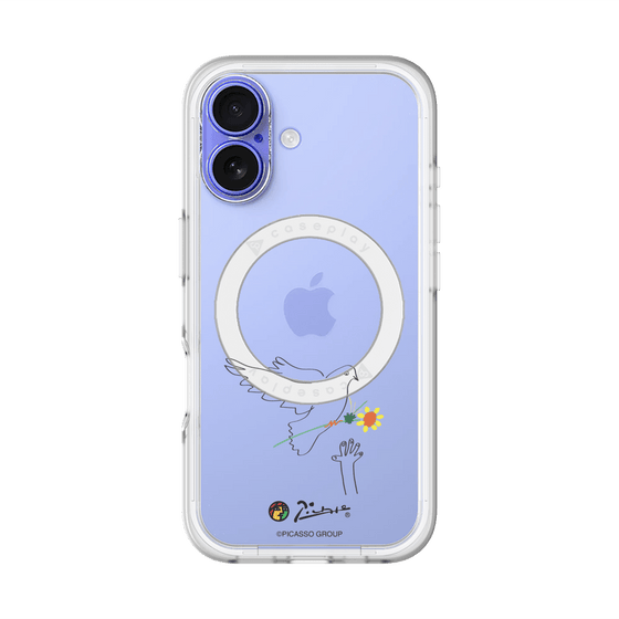 Slim Protection Premium Case with MagSafe［ PICASSO - Dove of Peace ］