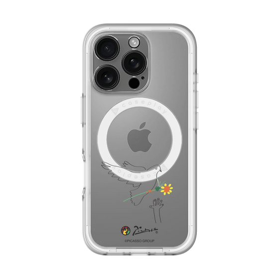 Slim Protection Premium Case with MagSafe［ PICASSO - Dove of Peace ］