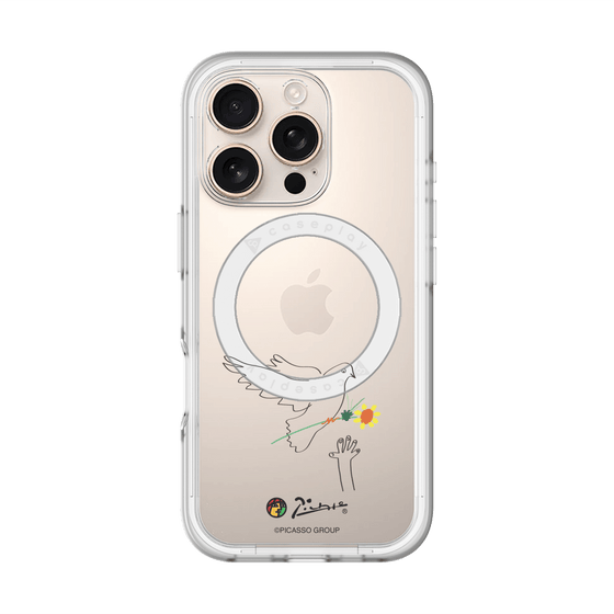 Slim Protection Premium Case with MagSafe［ PICASSO - Dove of Peace ］