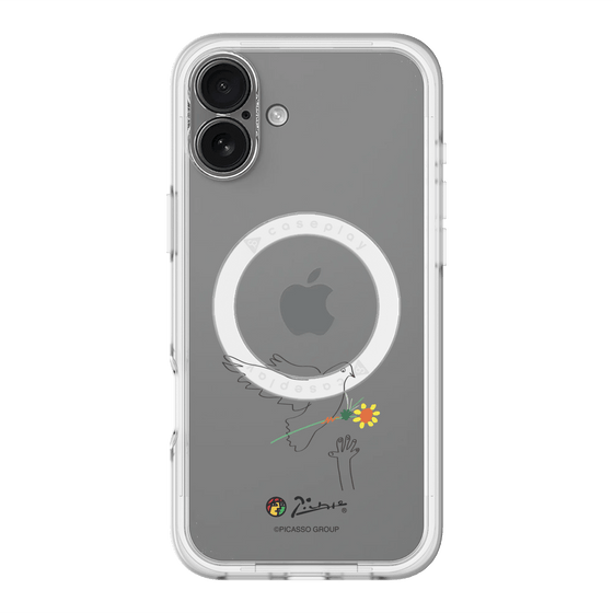 Slim Protection Premium Case with MagSafe［ PICASSO - Dove of Peace ］