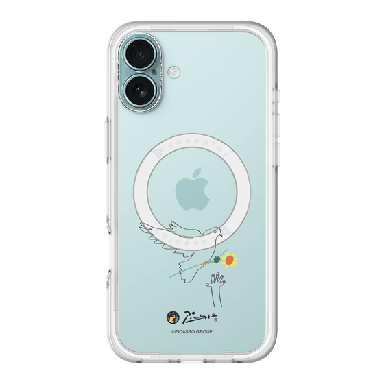 Slim Protection Premium Case with MagSafe［ PICASSO - Dove of Peace ］