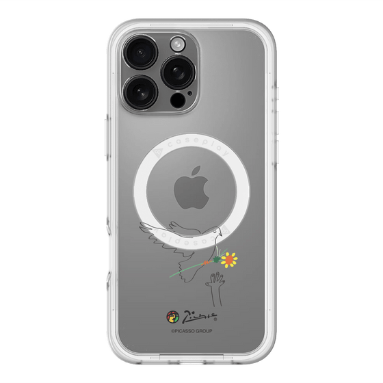 Slim Protection Premium Case with MagSafe［ PICASSO - Dove of Peace ］