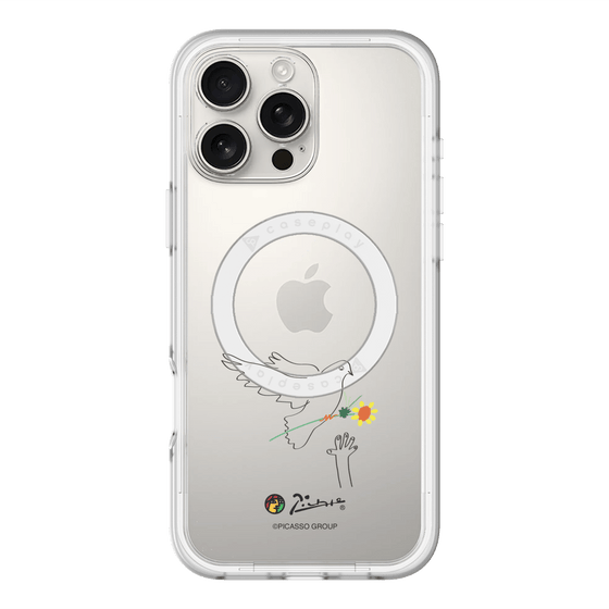 Slim Protection Premium Case with MagSafe［ PICASSO - Dove of Peace ］