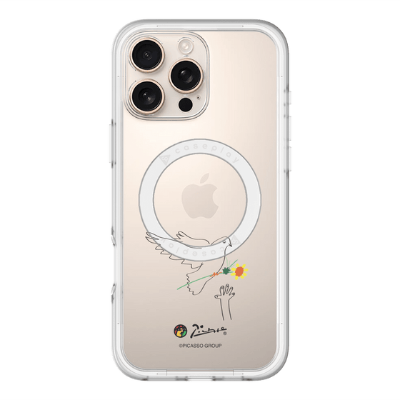 Slim Protection Premium Case with MagSafe［ PICASSO - Dove of Peace ］