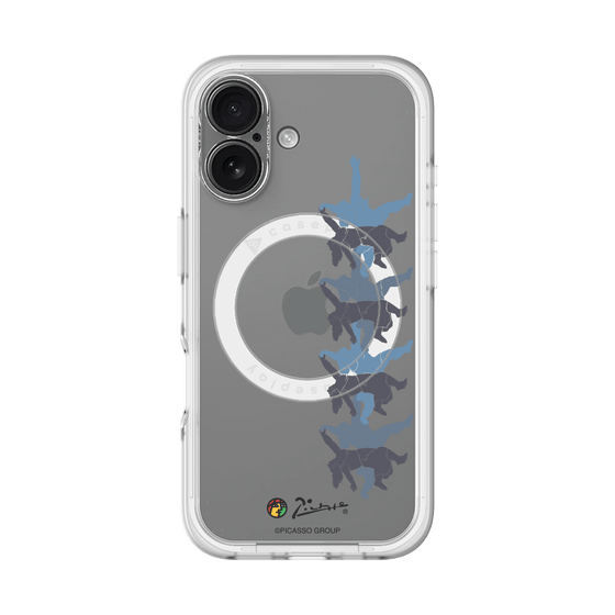 Slim Protection Premium Case with MagSafe［ PICASSO - Running on the Beach ］