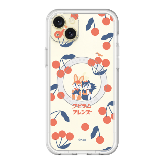 Slim Protection Premium Case with MagSafe［ Kuppyramu Friends - Cherry ］
