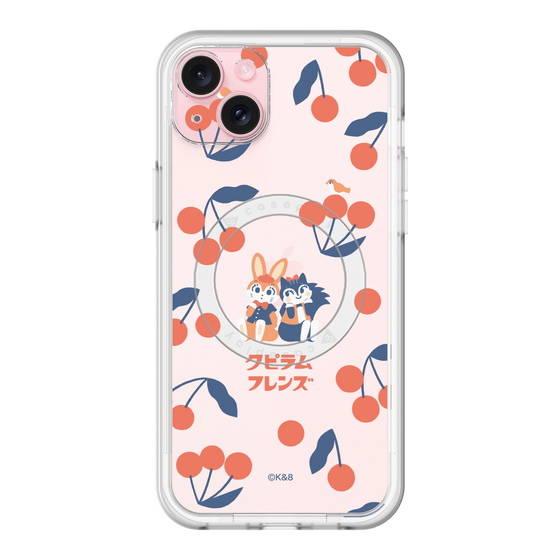 Slim Protection Premium Case with MagSafe［ Kuppyramu Friends - Cherry ］