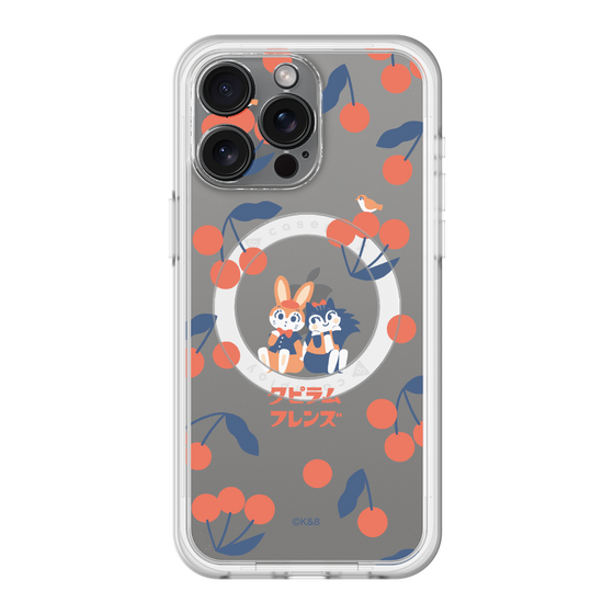 Slim Protection Premium Case with MagSafe［ Kuppyramu Friends - Cherry ］