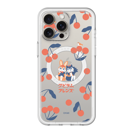 Slim Protection Premium Case with MagSafe［ Kuppyramu Friends - Cherry ］