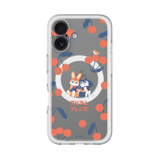 Slim Protection Premium Case with MagSafe［ Kuppyramu Friends - Cherry ］