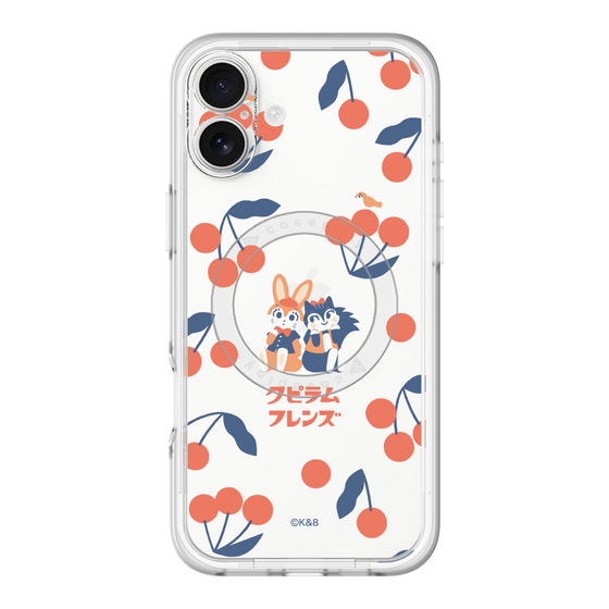 Slim Protection Premium Case with MagSafe［ Kuppyramu Friends - Cherry ］
