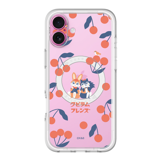 Slim Protection Premium Case with MagSafe［ Kuppyramu Friends - Cherry ］