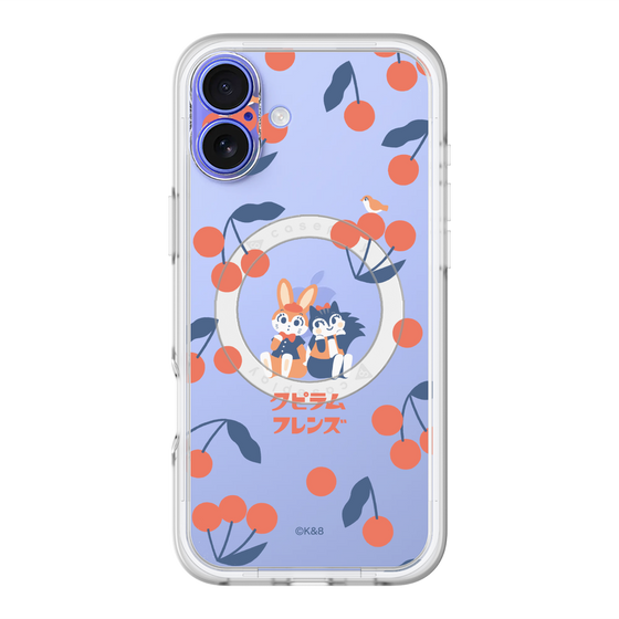 Slim Protection Premium Case with MagSafe［ Kuppyramu Friends - Cherry ］