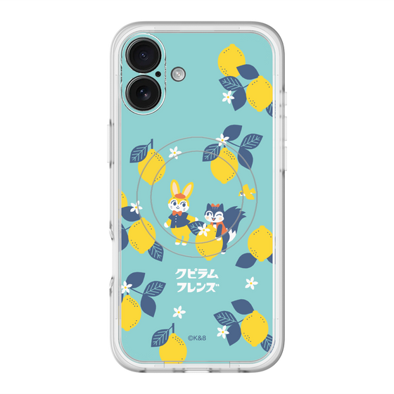 Slim Protection Premium Case with MagSafe［ Kuppyramu Friends - Lemon ］