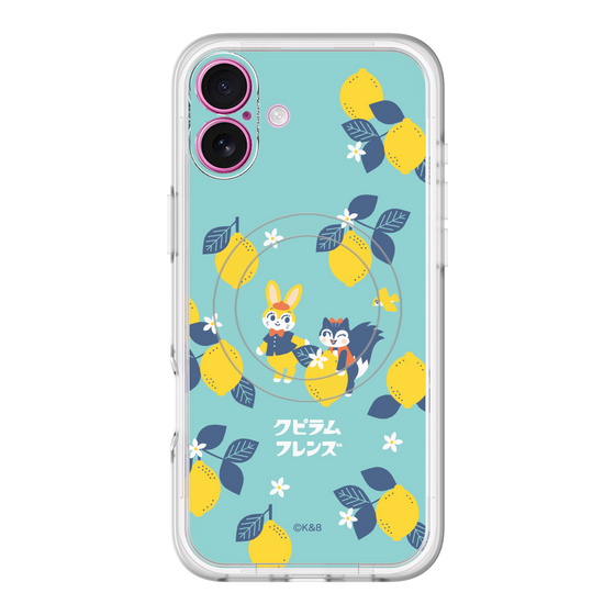 Slim Protection Premium Case with MagSafe［ Kuppyramu Friends - Lemon ］