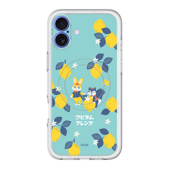 Slim Protection Premium Case with MagSafe［ Kuppyramu Friends - Lemon ］