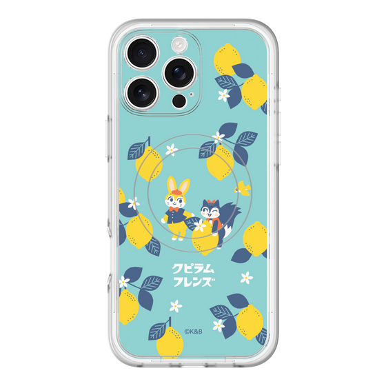 Slim Protection Premium Case with MagSafe［ Kuppyramu Friends - Lemon ］