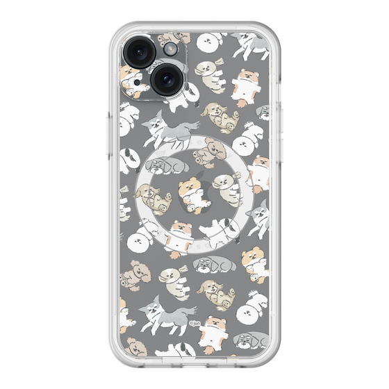 Slim Protection Premium Case with MagSafe［ Hello, It's Dog - Nap ］