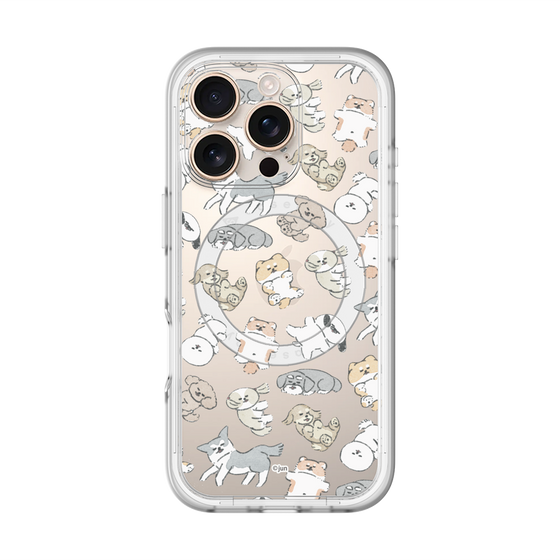 Slim Protection Premium Case with MagSafe［ Hello, It's Dog - Nap ］