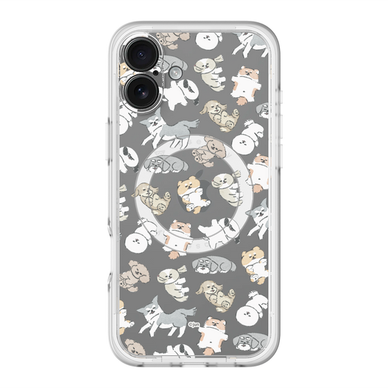 Slim Protection Premium Case with MagSafe［ Hello, It's Dog - Nap ］