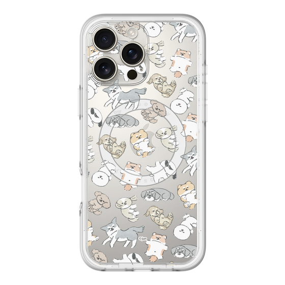 Slim Protection Premium Case with MagSafe［ Hello, It's Dog - Nap ］