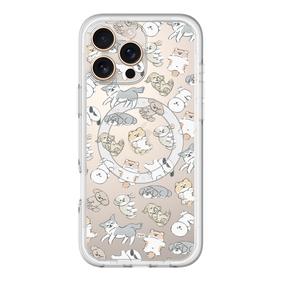 Slim Protection Premium Case with MagSafe［ Hello, It's Dog - Nap ］