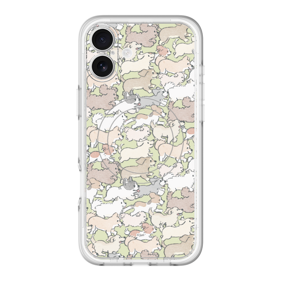 Slim Protection Premium Case with MagSafe［ Hello, It's Dog - Full of Dogs ］