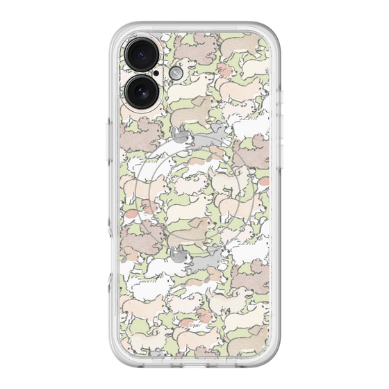 Slim Protection Premium Case with MagSafe［ Hello, It's Dog - Full of Dogs ］
