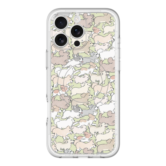 Slim Protection Premium Case with MagSafe［ Hello, It's Dog - Full of Dogs ］
