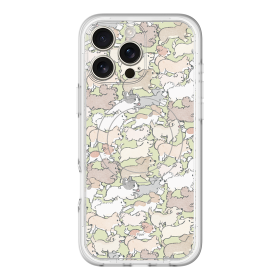 Slim Protection Premium Case with MagSafe［ Hello, It's Dog - Full of Dogs ］