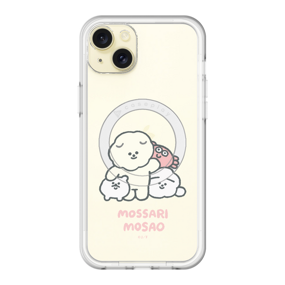 Slim Protection Premium Case with MagSafe［ Mossari Mosao - Everyone Together - Clear ］