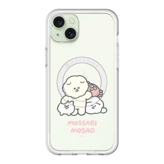 Slim Protection Premium Case with MagSafe［ Mossari Mosao - Everyone Together - Clear ］