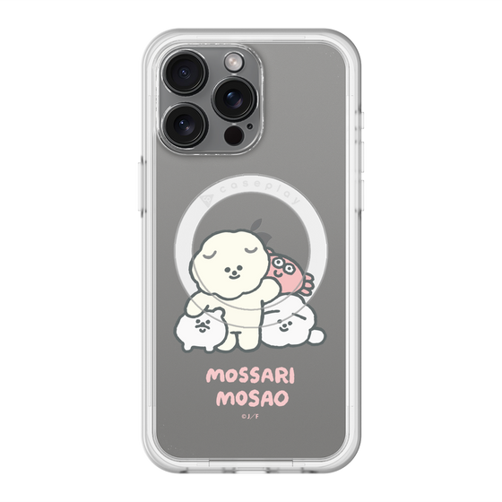 Slim Protection Premium Case with MagSafe［ Mossari Mosao - Everyone Together - Clear ］