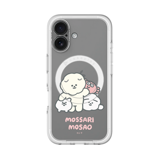 Slim Protection Premium Case with MagSafe［ Mossari Mosao - Everyone Together - Clear ］